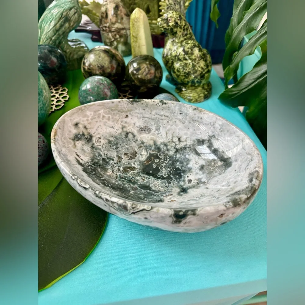 Ocean Jasper bowl - Picture 2 of 8